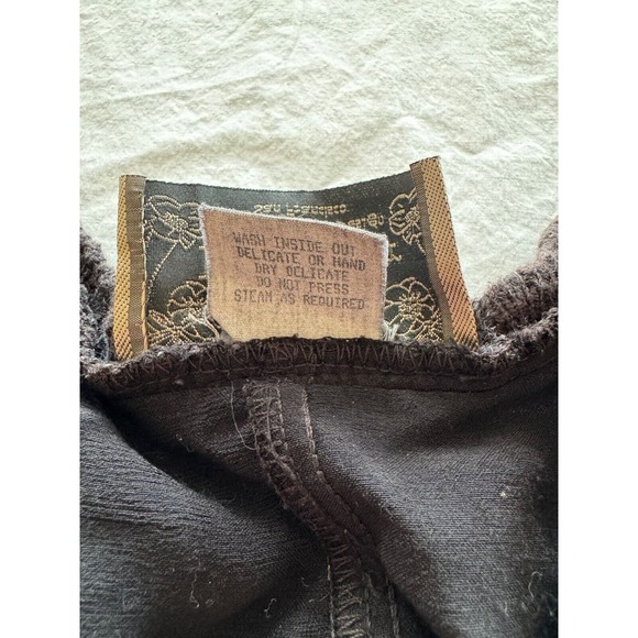 Vtg Kathy Kohberger Maxi Dress Sz S Goth Grunge Whimsigoth GoblinCore Festival - Picture 9 of 9